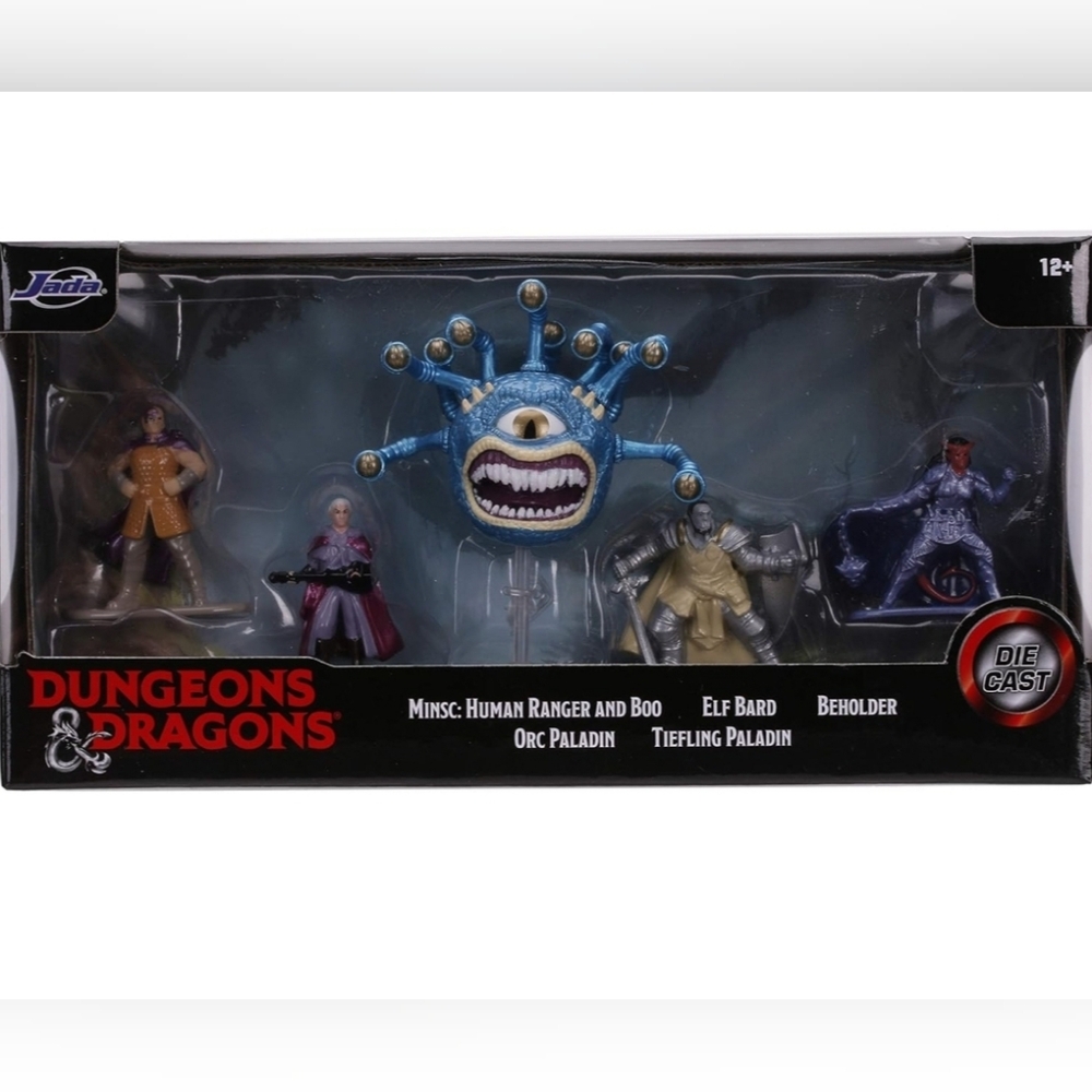 Dungeons & Dragons Nano Metalfigs Medium Pack A – 5 Die-Cast Figures